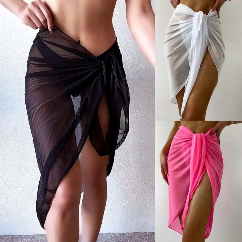 Summer Beach Dress Wrap Sheer  - Cover Up Kaftan 评论和价格