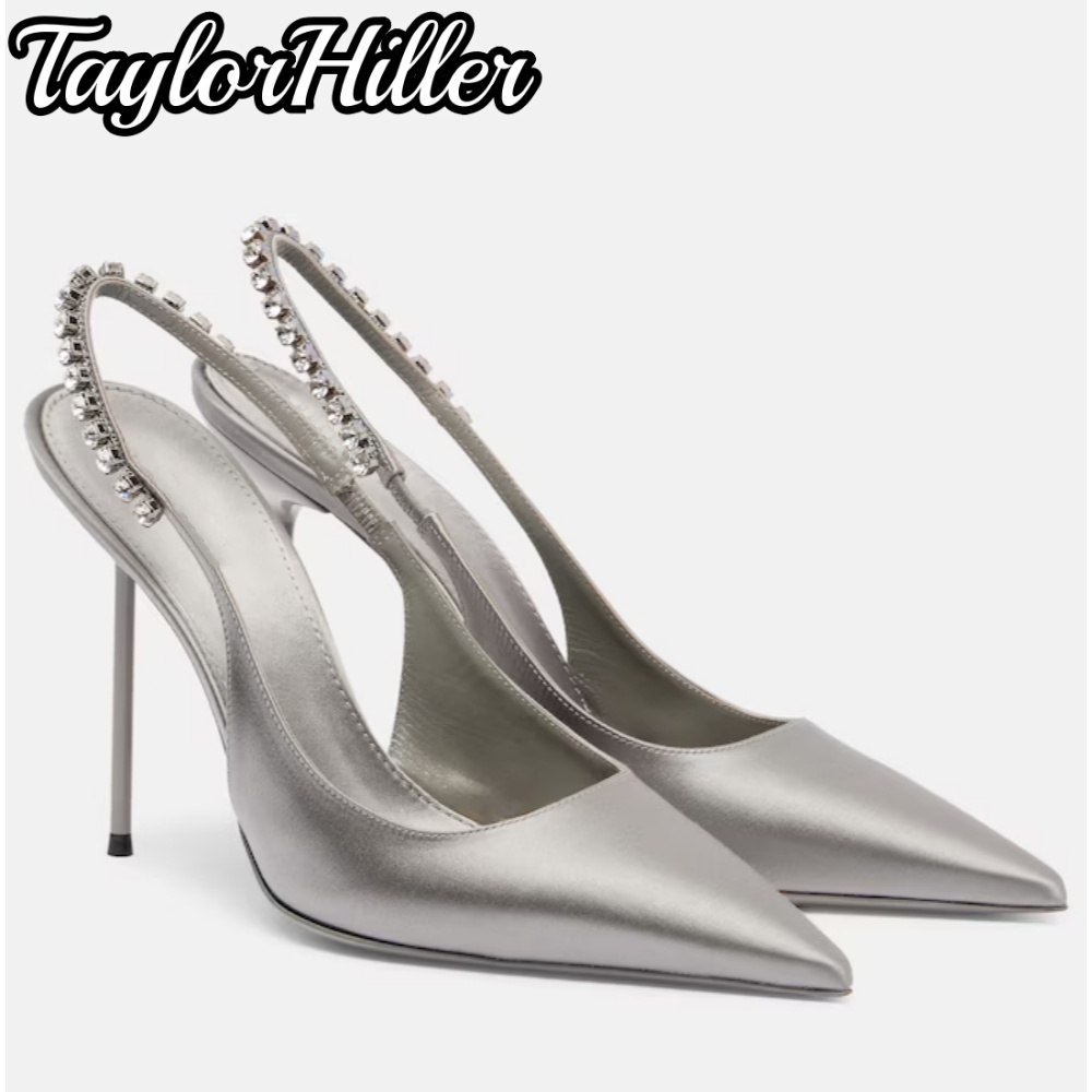 Luxury Strappy Rhinestones Dec - Sandal Strappy Heeled 评论和价格