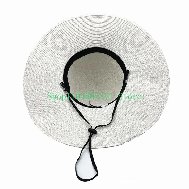 652F Elegant Floppy Straw Hat  - Hat Floppy Wide 评论和价格